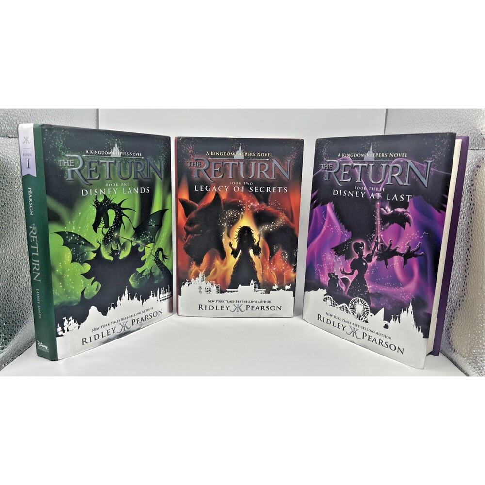 THE RETURN Series, Kingdom Keepers Books #1-3 Ridley Pearson Hardback